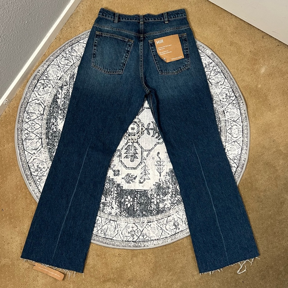 Reformation Jeans Hill Mid Rise Kick Flare Jeans - Size 28 - Picture 6 of 6